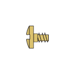 1.4 x 3.6 x 2.0 Stay-Tight Gold Hinge Screw (pack of 100)