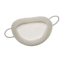 Small White Eye Shield With Foam