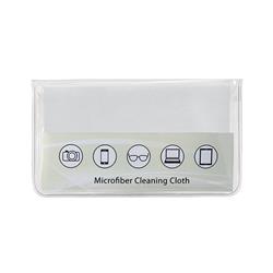 NON-IMPRINTED White Premium Microfiber Cloth-In-Case (100 per box) 
