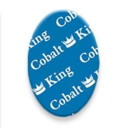 Cobalt King Oval (No Hole) 20 x 30mm