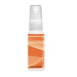 NON-IMPRINTED Orange Wave Lens Cleaner - 1 oz. (Case of 100)