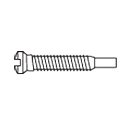 1.4 x 9.0 x 1.8 Stay-Tight Self-Tapping Silver Eyewire Screw (pack of 50)