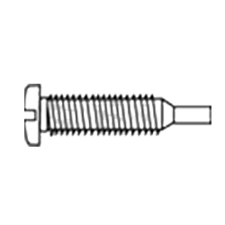 1.5 x 9.0 x 2.5 Stay-Tight Self-Tapping Silver Hinge Screw (pack of 50)