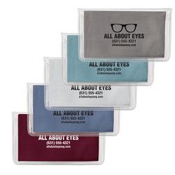 IMPRINTED Assorted Premium Microfiber Cloths - In-Case (100 per box / Minimum order - 5 boxes) 