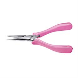 Pink Line Long Snipe Nose Pliers