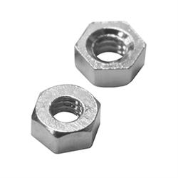 1.16 x 2.5 Silver Rimless Hex Nuts (pack of 100)