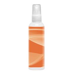 NON-IMPRINTED Orange Wave Lens Cleaner - 4 oz. (Case of 50)