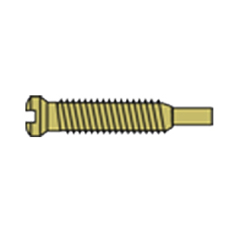 1.4x9x1.8 Stay-Tight Self-Tapping Gold Eyewire Screw (pack of 50)