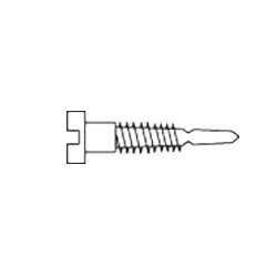 1.4 x 4.8 x 2.0 Stay-Tight Self-Aligning Silver Spring Hinge Screw (pack of 100)