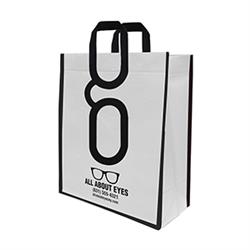 NON-IMPRINTED SMALL Designer Non-Woven Bags 6.5 W x 3.25 D x 8 H (100/box)