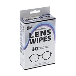 Alcohol-Free Pre-Moistened Lens Wipes (30 wipes per box / 20 boxes per case)