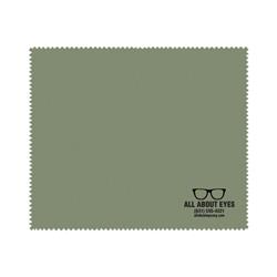 IMPRINTED Green Basic Microfiber Cloths - Loose (100 per box / Minimum order - 5 boxes) 