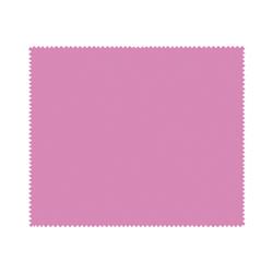 NON-IMPRINTED Pink Basic Microfiber Cloth - Loose (100 per box) 
