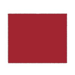 NON-IMPRINTED Red Basic Microfiber Cloth - Loose (100 per box) 