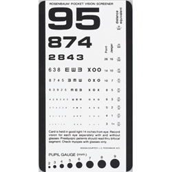 Rosenbaum Pocket Eye Chart