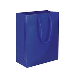 NON-IMPRINTED BLUE Medium Paper Bag 8 W x 4 D x 10" H (100/box)