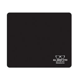 IMPRINTED Black Premium Microfiber Cloth - Loose (100 per box / Minimum order - 5 boxes)