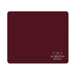 IMPRINTED Burgundy Premium Microfiber Cloth - Loose (100 per box / Minimum order - 5 boxes)