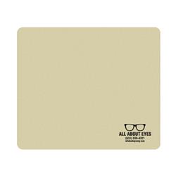 IMPRINTED Cream Premium Microfiber Cloth - Loose (100 per box / Minimum order - 5 boxes) 