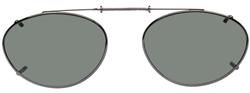 Solar 50mm Almond Gray Polarized with Gunmetal Frame