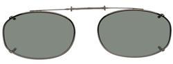 Solar 54mm Low Rectangle Gray Polarized with Gunmetal Frame