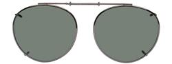 Solar 50mm Round Gray Polarized with Gunmetal Frame