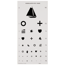 Large Kindergarten Vision Eye Chart