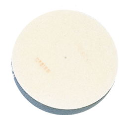 Solid Felt Buff - 6" Diameter, 1/4" Thick, 3/4" Center Hole