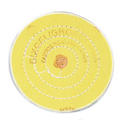 Dixcel Yellow "Treated" Buff - 4" Diameter, 40-Ply