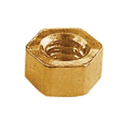 1.4 x 2.5 Gold Rimless Hex Nuts (pack of 50)