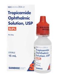 Tropicamide, 0.5% 15 mL - Sandoz