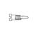 1.2 x 3.0 x 2.0 Stay-Tight Self-Aligning Silver Spring Hinge Screw (pack of 100)