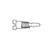1.3 x 3.0 x 2.0 Stay-Tight Self-Aligning Silver Spring Hinge Screw (pack of 100)