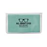 IMPRINTED Aqua Premium Microfiber Cloth-In-Case (100 per box / Minimum order - 5 boxes)  