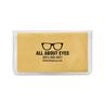 IMPRINTED Gold Premium Microfiber Cloth-In-Case (100 per box / Minimum order - 5 boxes) 