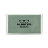 IMPRINTED Green Basic Microfiber Cloth-In-Case (100 per box / Minimum order - 5 boxes)