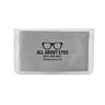 IMPRINTED Gray Basic Microfiber Cloth-In-Case (100 per box / Minimum order - 5 boxes)