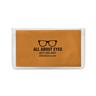 IMPRINTED Orange Premium Microfiber Cloth-In-Case (100 per box / Minimum order - 5 boxes)