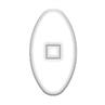 12mm Screw/Oval - Polycarbonate (25 pair per vial)