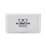 IMPRINTED White Premium Microfiber Cloth-In-Case (100 per box / Minimum order - 5 boxes) 