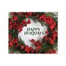 Happy Holidays Wreath (bag of 100 cloths)