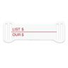 Frame Tag List/Our Sale Price Op-Tags (1,000 count)