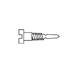 1.4 x 3.5 x 2.0 Stay-Tight Self-Aligning Silver Spring Hinge Screw (pack of 100)