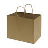 NON-IMPRINTED NATURAL Kraft Bags - Large 10 W x 6 D x 8" H (100/box)