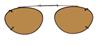 Solar 48mm Almond Brown Polarized with Gunmetal Frame