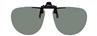 Flip-Up Gray lens Small Aviator 56A 48B with Black clip