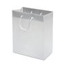 NON-IMPRINTED WHITE Frosted Bags - Medium 8 W x 4 D x 10 "D (100/box) 