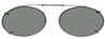 Solar 44mm Low Oval Gray Polarized with Gunmetal Frame