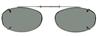 Solar 50mm Modified Rectangle Gray Polarized with Gunmetal Frame