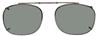 Solar 52mm Rectangle Gray Polarized with Gunmetal Frame